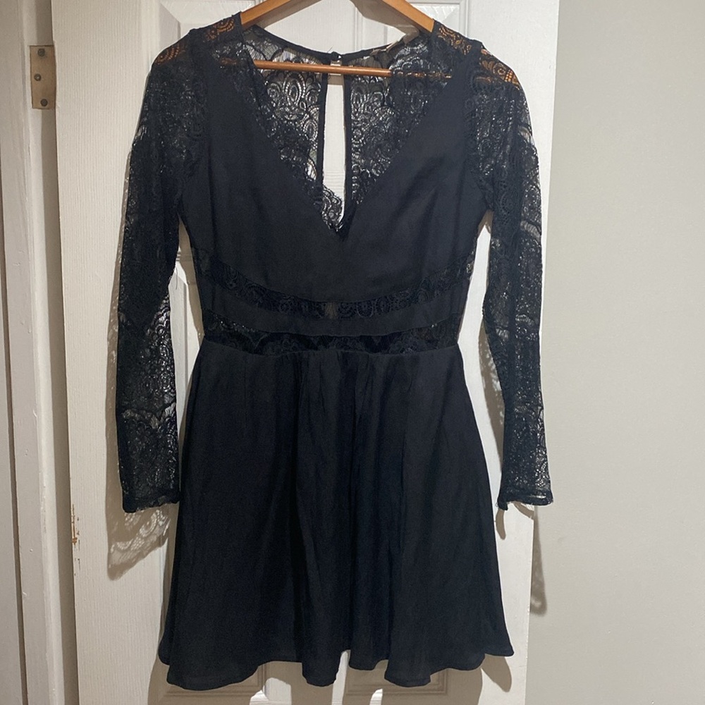 KEEPSAKE the Label Black Fit and Flare Cocktail Dress